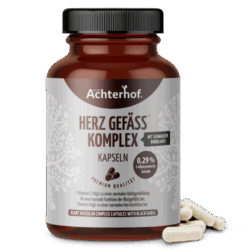 Herz Gefäß Komplex Kapseln mit schwarzem Knoblauch (120 Kapseln)