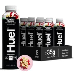 Huel Black Edition Trinkmahlzeit - 8x500ml - Strawberry Banana