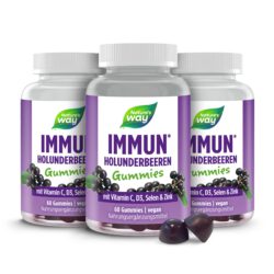 Immun Komplex Gummies zum Immunsystem stärken I 4in1 Immunformel für Erwachsene mit Vitamin C Zink Vitamin D3 und Selen