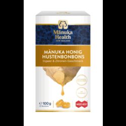 Manuka MGO 400 Hustenbonbons - 100g - Ingwer-Zitrone
