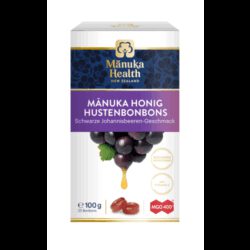 Manuka MGO 400 Hustenbonbons - 100g - Schwarze Johannisbeere