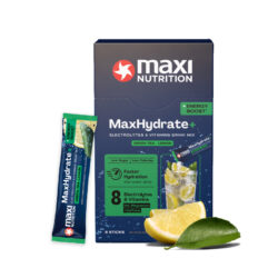 MaxHydrate+ Energy Boost Elektrolyt Getränk Green Tea-Lemon 8 x 16 g