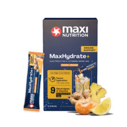 MaxHydrate+ Immune Support Elektrolyt Getränk Ginger-Orange 8 x 16 g