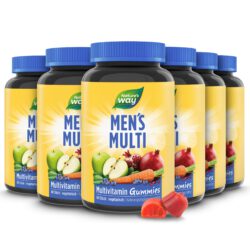 Men’s Multi Gummies I A-Z Multivitamin für Männer I 15 Vitamine & Mineralstoffe I Kirsch- und Orangen-Geschmack I 60 Stk