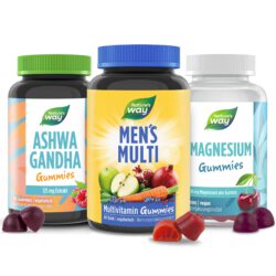 Men's Power Set I Vitamine für Männer I A-Z Multivitamin I 180 mg Magnesium I 125 mg Ashwagandha I vegetarisch I 210 Stk