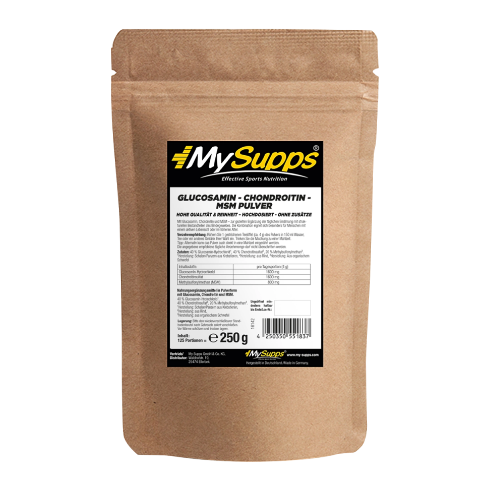 My Supps - Glucosamin Chondroitin MSM - 250 g