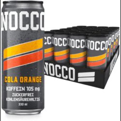 Nocco Black - 24x330ml - Cola Orange