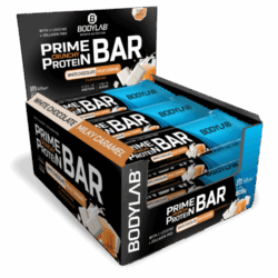 Prime Crunchy Protein Bar - 12x68g - White Chocolate Milky Caramel