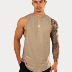 Qualifier Tank Top - Green Taupe - XXL