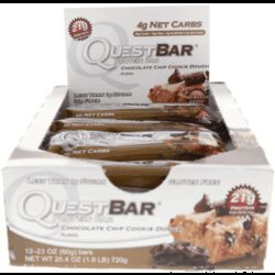 Quest Bar - 12x60g - Chocolate-Chip Cookie