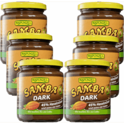 Samba Dark zartbitter Nuss-Nougat-Creme bio (6x250g)