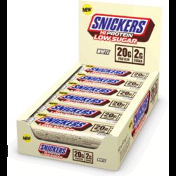 Snickers Low Sugar High Protein Bar - 12x57g - White Chocolate