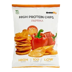 Supplify - High Protein Chips - Paprika Vegan - 50 g