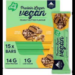 Vegan Protein Layer - 15x55g - Peanut Butter