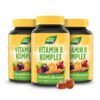 Vitamin B Komplex Multivitamin Gummies I alle B-Vitamine mit 12 µg Vitamin B12 I Mango-Geschmack I vegetarisch I 60 Stk