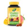 Vitamin B Komplex Multivitamin Gummies I alle B-Vitamine mit 12 µg Vitamin B12 I Mango-Geschmack I vegetarisch I 60 Stk