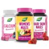 Women's Power Set I Vitamine für Frauen I A-Z Multivitamin I Hair Gummies mit 2500 µg Biotin I 500 mg Calcium I 180 Stk