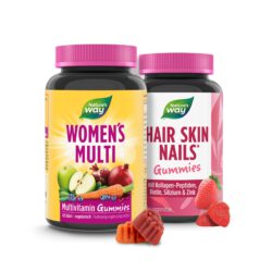 Women's Starter Set I Vitamine für Frauen I A-Z Multivitamin I Hair Gummies mit 2500 µg Biotin I 120 Stk