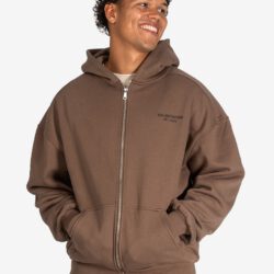 XXL Nutrition Athleisure Full Zip Hoodie - Mocca - M