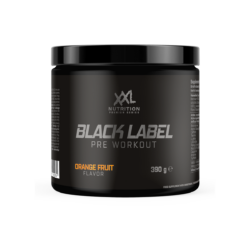 XXL Nutrition Black Label Pre-Workout - Orange Früchte - 390 Gramm