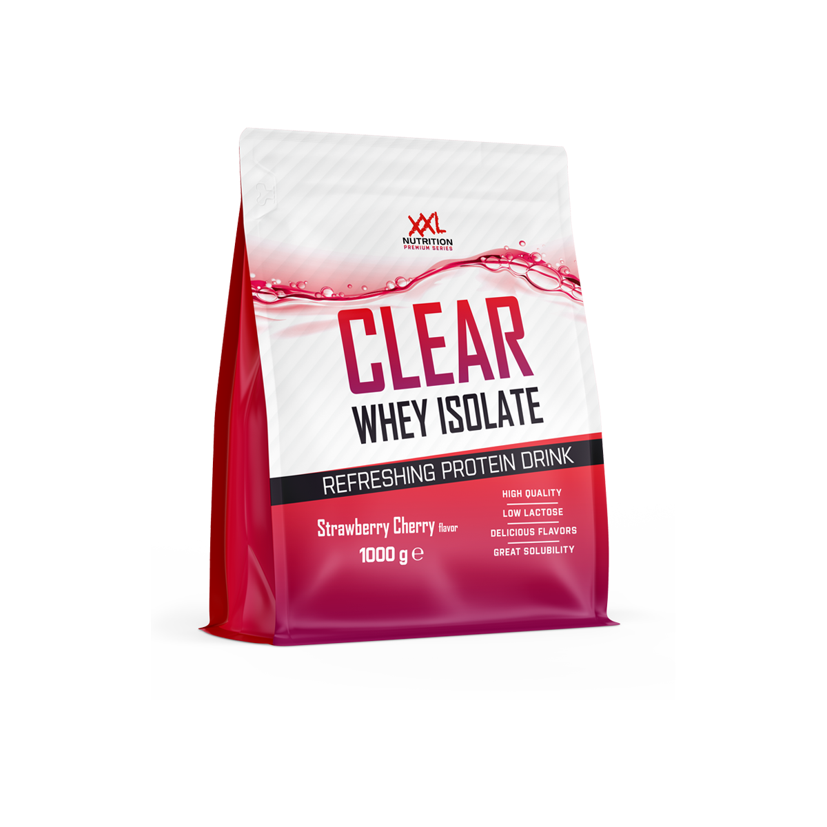 XXL Nutrition Clear Whey Isolate - Aardbei/Kers - 1000 gram