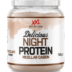 XXL Nutrition Delicious Night Protein - Schokolade - 700 Gramm