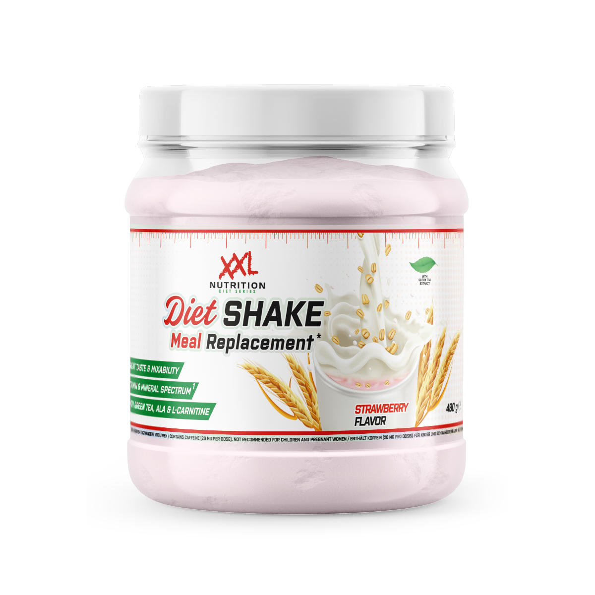 XXL Nutrition Diet Shake-480 gram-Aardbei