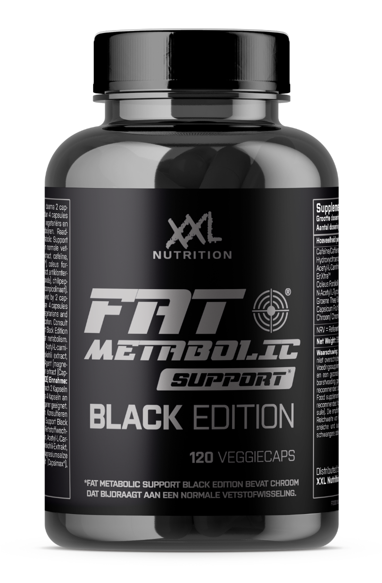 XXL Nutrition Fat Metabolic Support Black Edition - 120 Kapseln