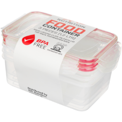 XXL Nutrition Frischhalte Box - 1,2 L - 3 Stück