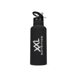 XXL Nutrition Insulated Straw Bottle - Black