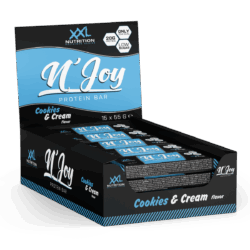 XXL Nutrition N'Joy Protein Bar - 15 pack - Cookies & Cream