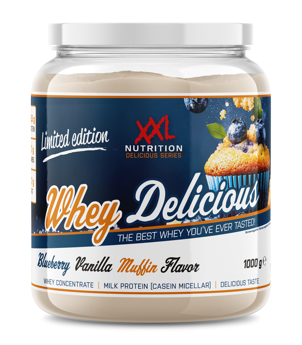 XXL Nutrition Whey Delicious - Blueberry Vanilla Muffin - 1000 gram