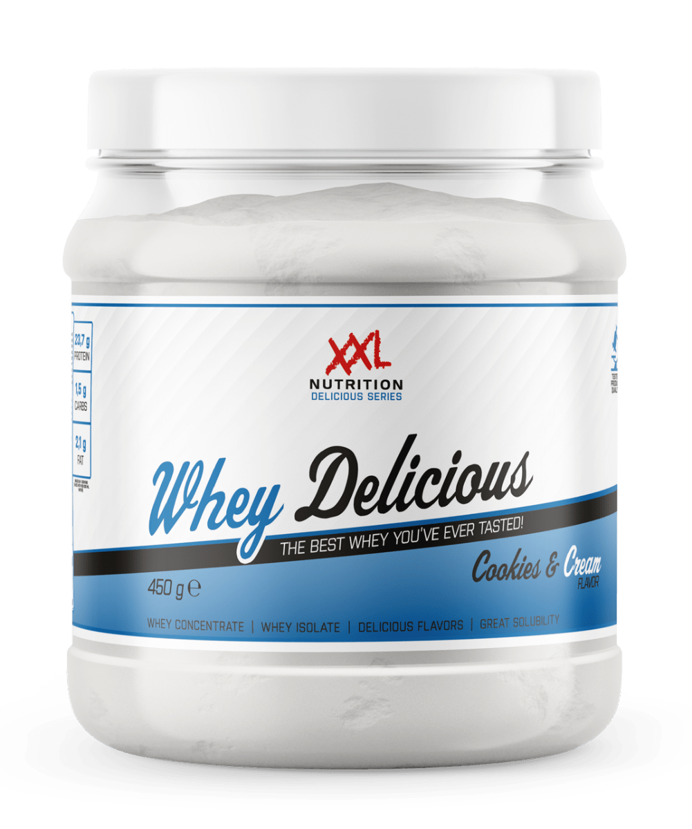 XXL Nutrition Whey Delicious Cookies & Cream 450 gram