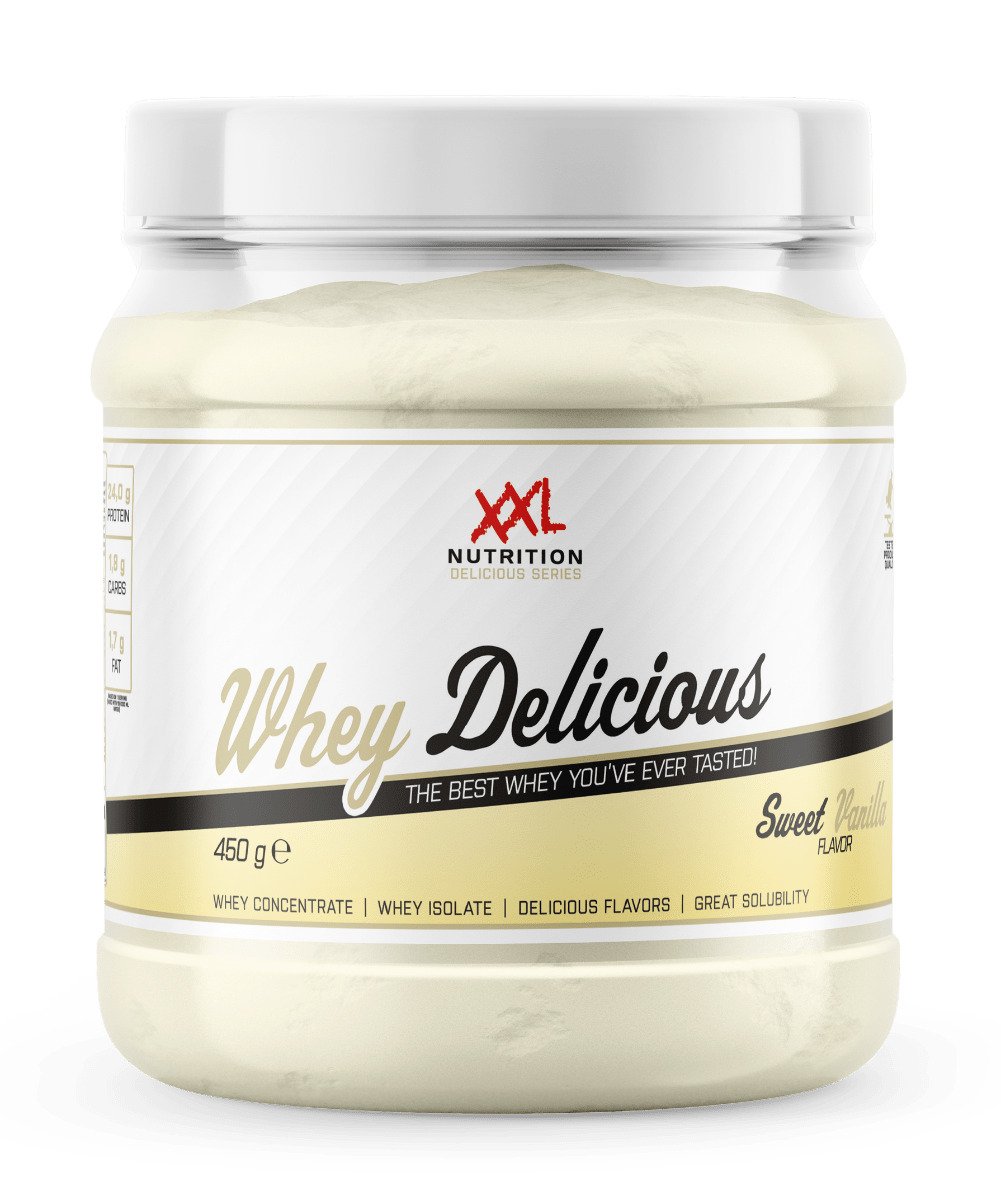 XXL Nutrition Whey Delicious Süße Vanille 450 Gramm